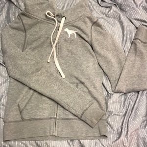 VS Pink zip-up hoodie